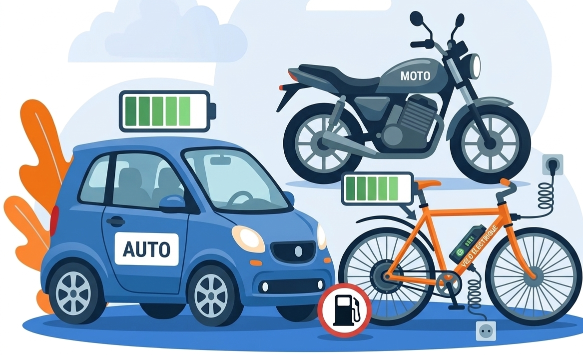 Crédit Auto, moto ou vélo électrique